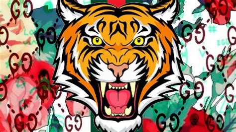 gucci tiger wallpaper